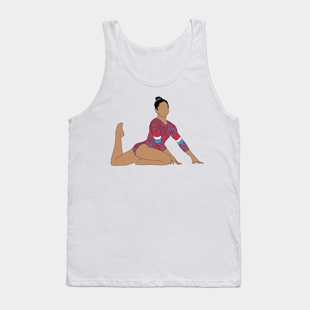 Konnor McClain Gymnastics Drawing Tank Top by GrellenDraws